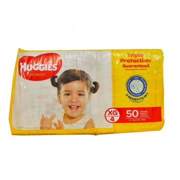 PAÑAL CLASIC XG 50 UNIDADES...