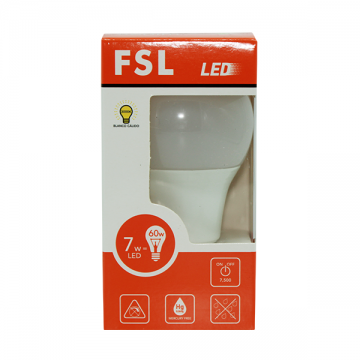 BOMBILLO LUZ LED 7W 3000K FSL