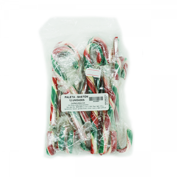 BASTÓN NAVIDAD 1X12  GITANO