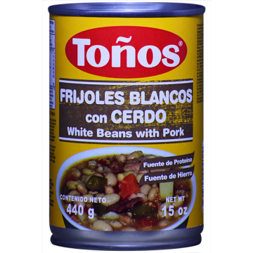FRIJOLES BLANCOS CON CERDO...
