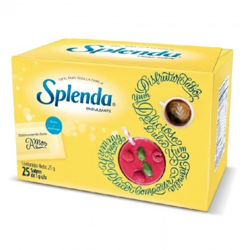 SPLENDA 25 SOBRES SPLENDA