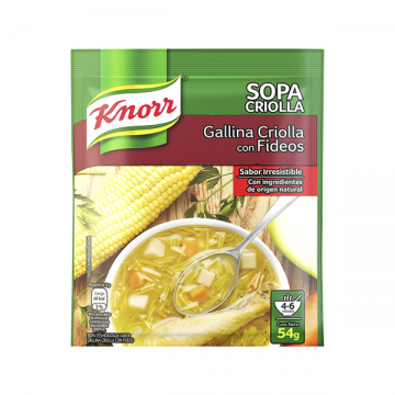 SOPA GALLINA CRIOLLA 57G KNORR
