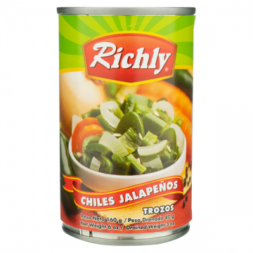 CHILE JALAPEÑO TROZOS 160G...