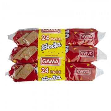 GALLETA SODA 3PACK 576G GAMA