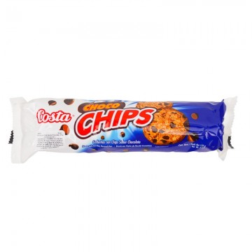 GALLETAS CON CHIPS 125G COSTA