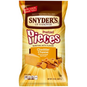 PRETZEL PIECES CHEDDAR...