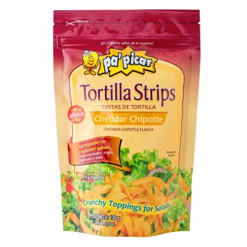 TORTILLA STRIPS CHEDDAR...