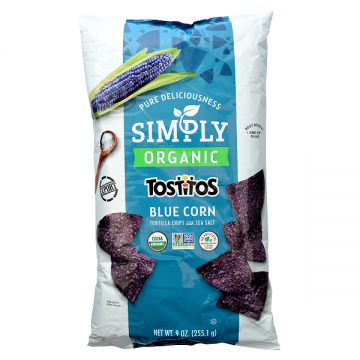 TORTILLAS BLUE CORN 255.1G...