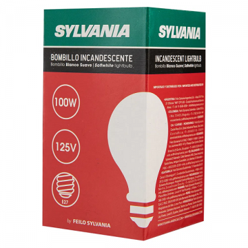 BOMBILLO 100W OPACO SYLVANIA