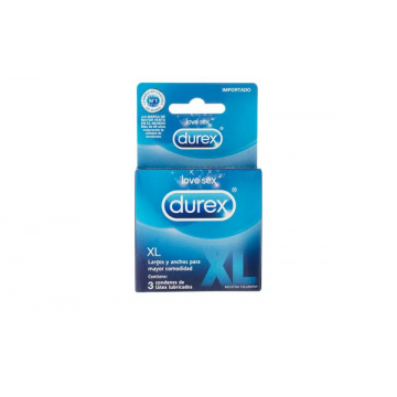 CONDON XL 3 UNIDADES DUREX