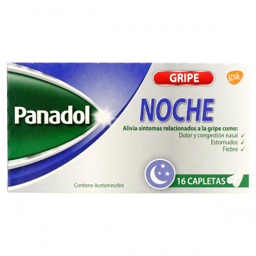 PANADOL NOCHE 16 UNIDADES...